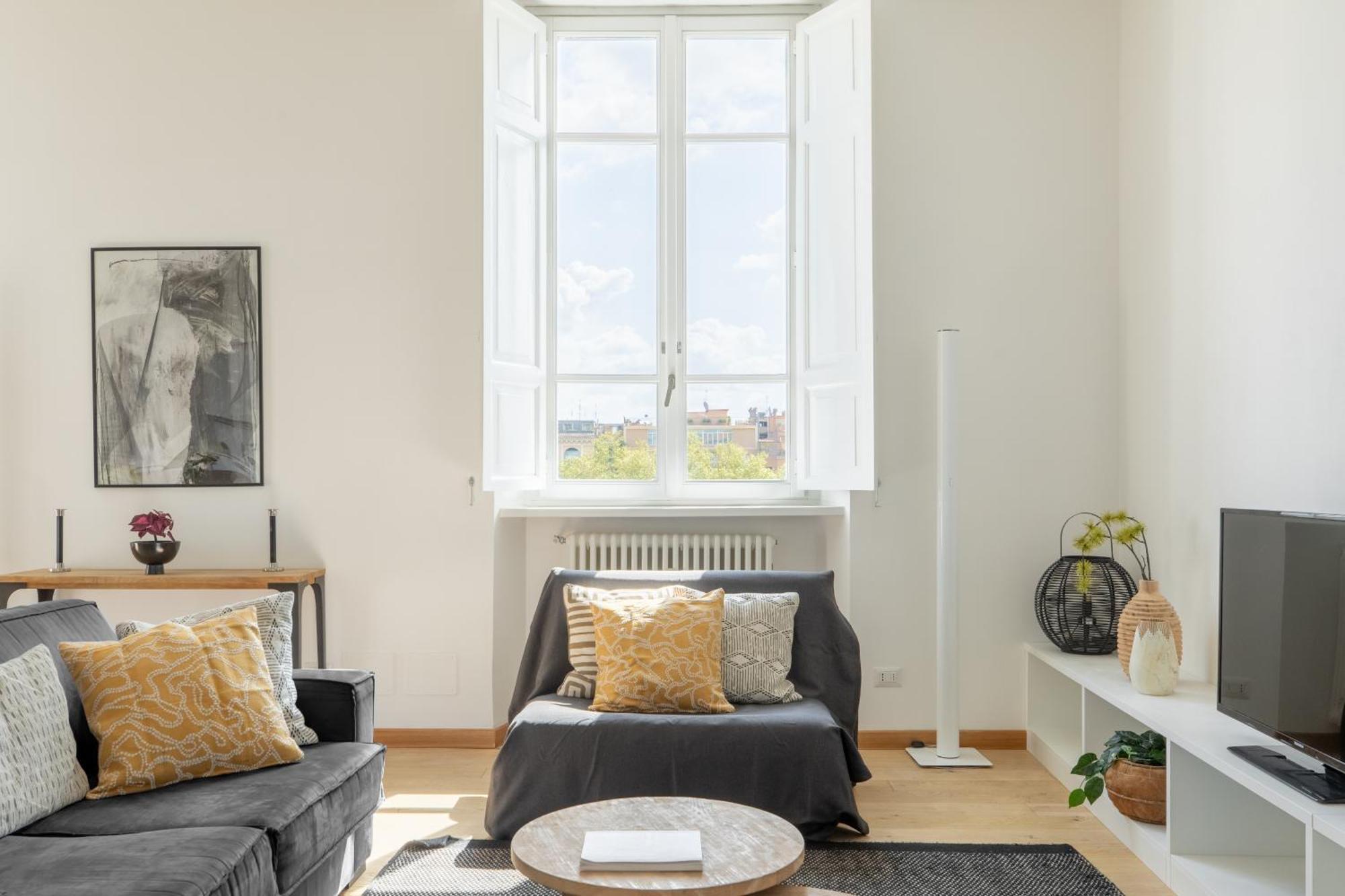 Iflat Contemporary Elegant Skyline In Apartment Rome